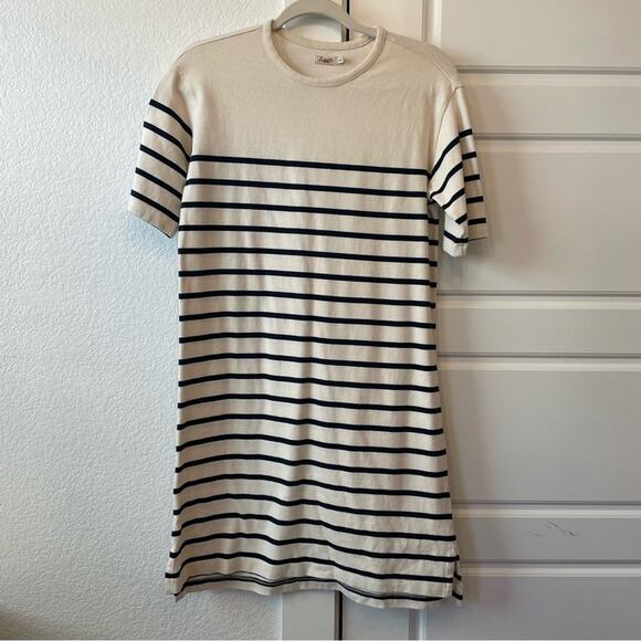 Faherty Cayman Striped T Shirt Dress - Picture 2 of 6